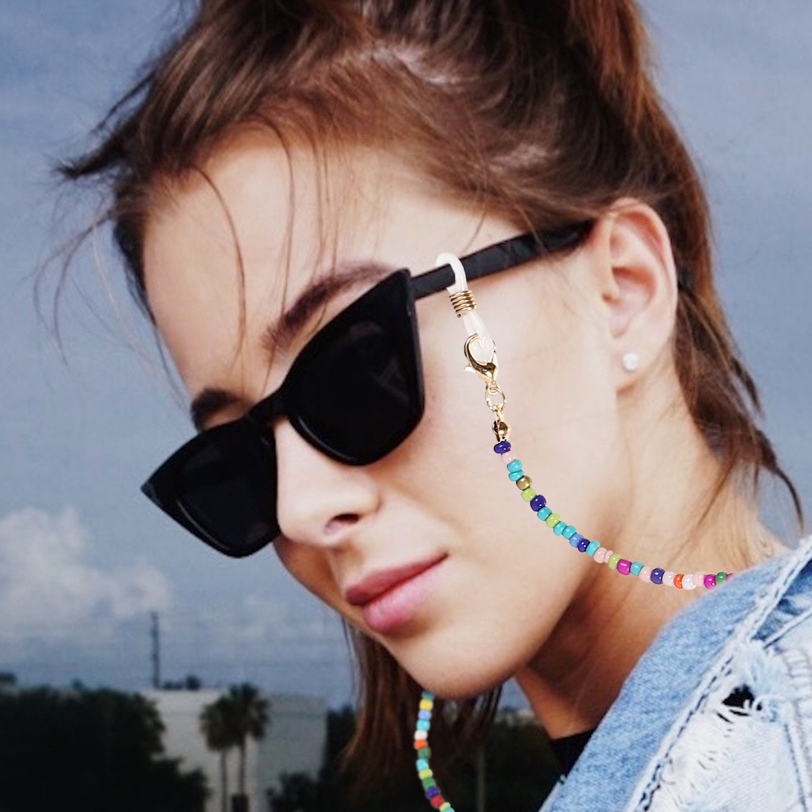 Mask Chain Holder - 5Pcs Eyeglass Chains for Women Premium