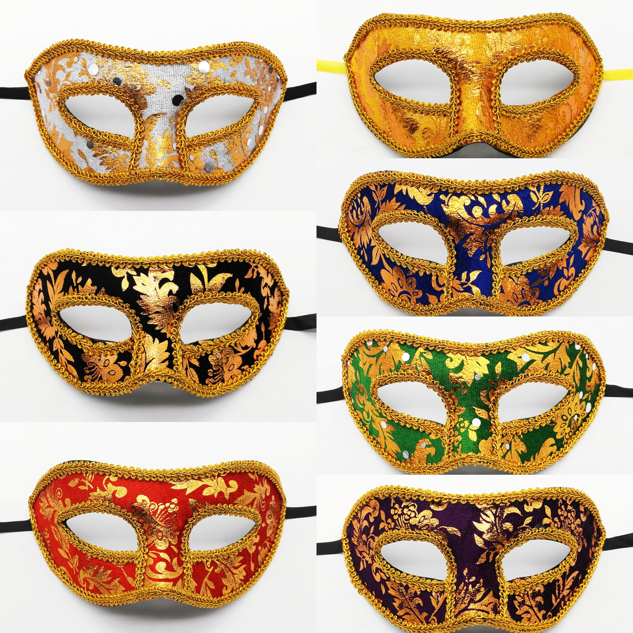 Men Mardi Gras Carnival Mask V - Respirator Half Face review and price
