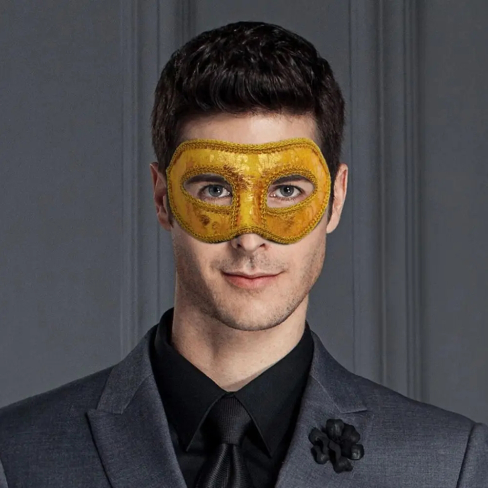 Men Mardi Gras Carnival Mask V - Respirator Half Face review and price