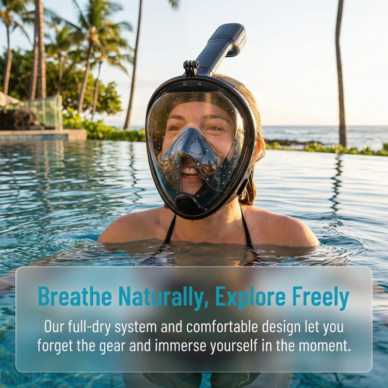 Underwater Scuba Anti Fog Full - Anti Pollution Mask review and price