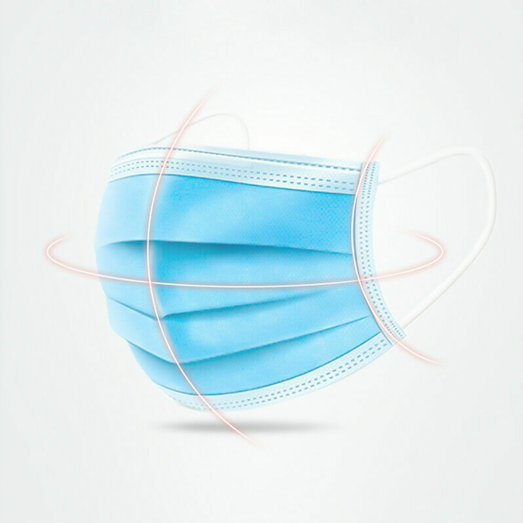 50piece Safe And Professional  - Disposable Mask Blue review and price