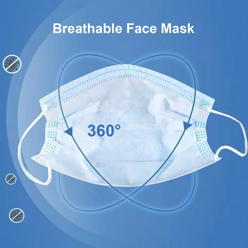100/200pcs Nipah Virus Persona - Disposable Surgical Mask review and price