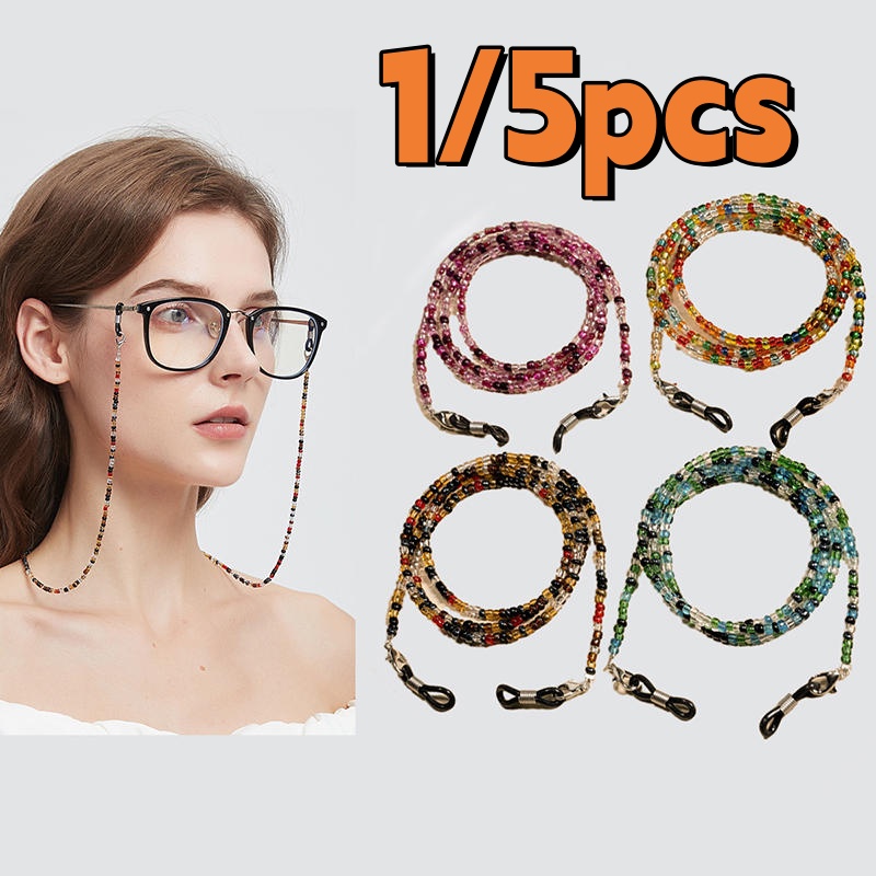 Crystal Glasses Chain For Wome - Mask Chain Holder review and price