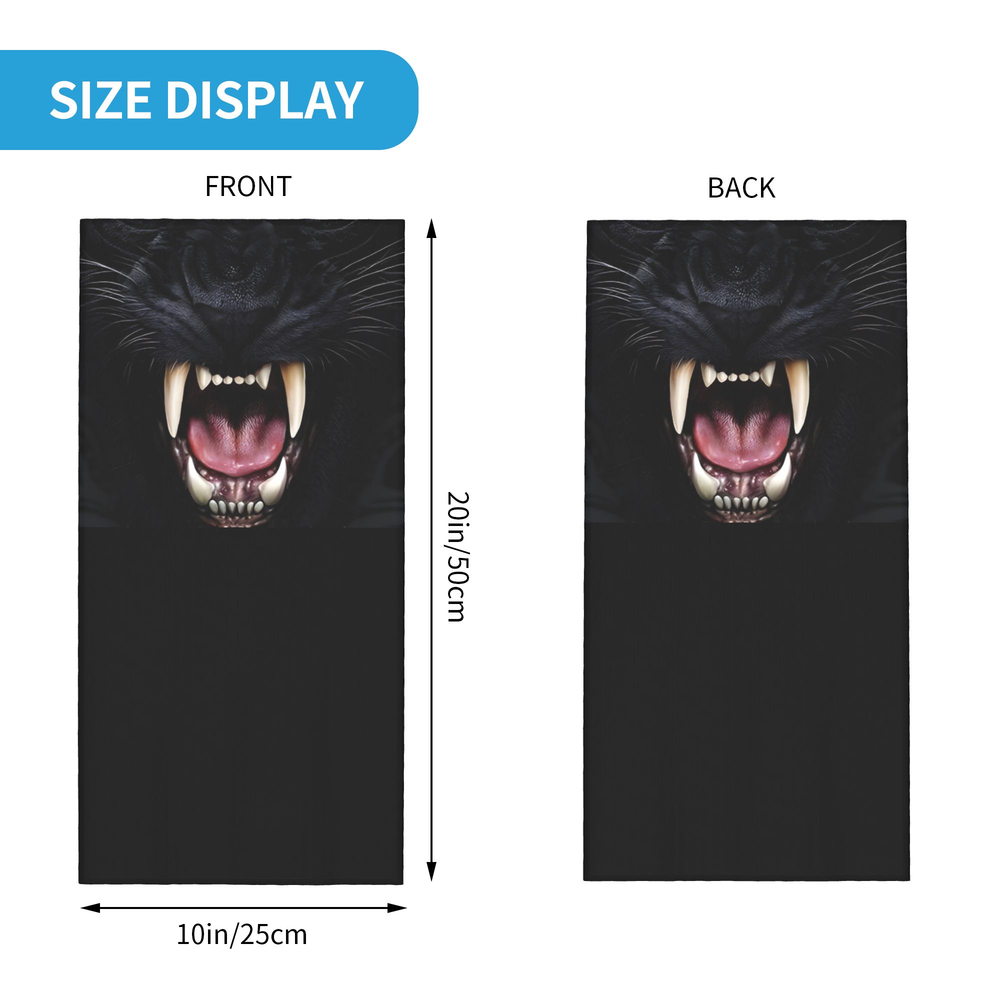 Custom Black Panther Animal He - Neck Gaiter Face Cover review and price