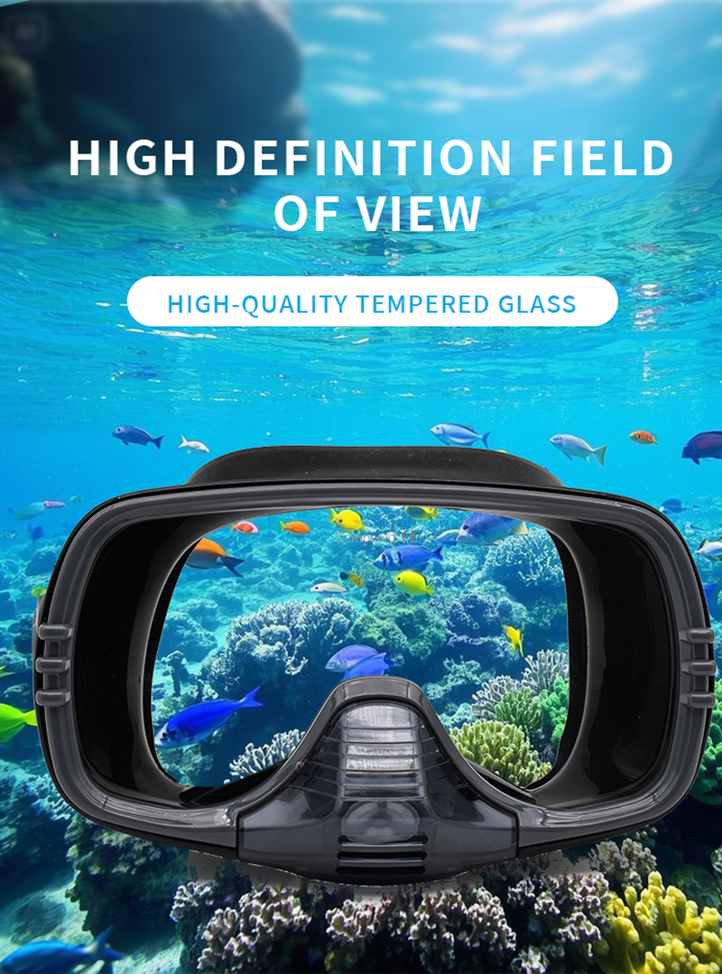 New Large Frame Diving Mask wi - Silicone Mask Bracket review and price
