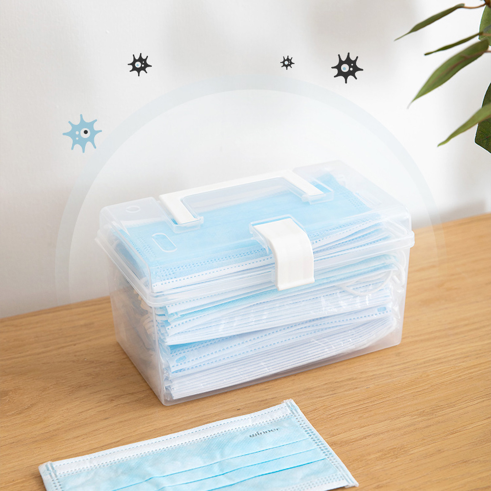 1Pcs Dustproof Mask Storage Bo - Face Mask Storage Box review and price