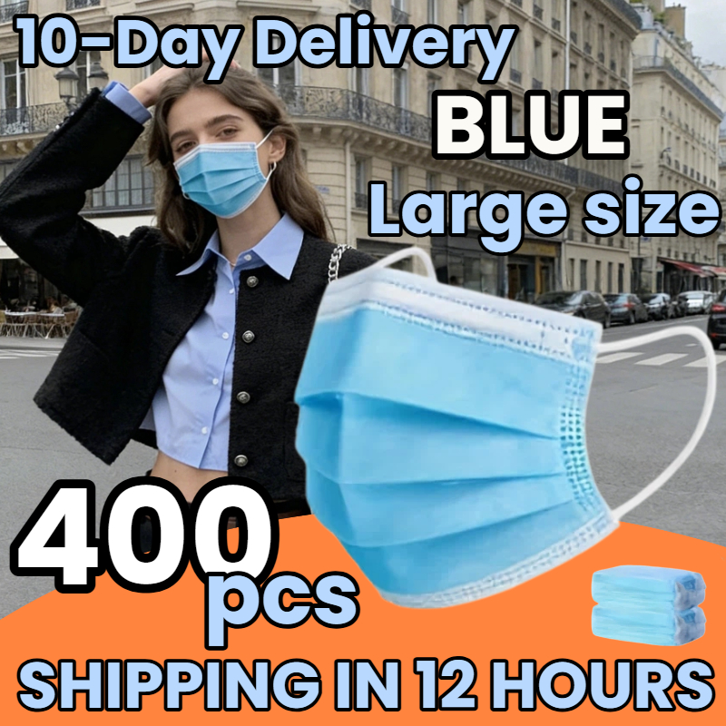 Delivery in 10 Days! 400Pcs Th - Disposable Mask Blue review and price