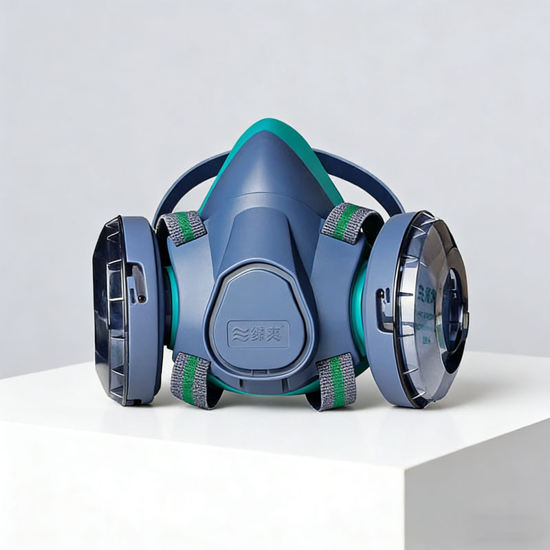 Dual Filter Silicone Half Face - Respirator Half Face review and price