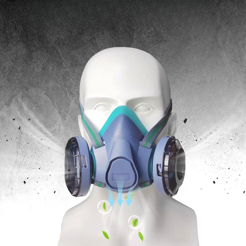 Dual Filter Silicone Half Face - Respirator Half Face review and price
