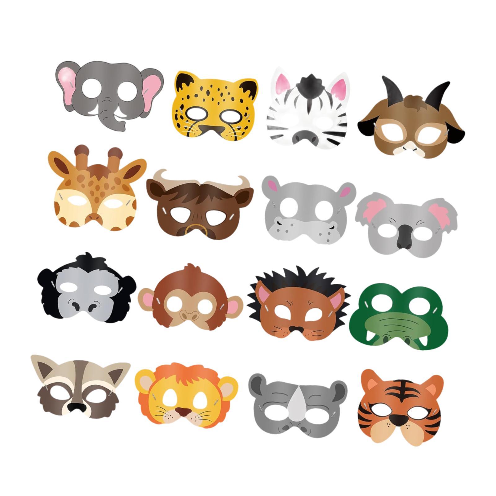 16 Pieces Animal Face Mask Cut - Kids Face Mask review and price