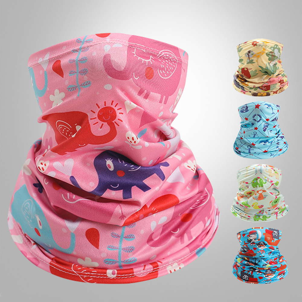 Kids Neck Cover Cute Ice Silk  - Kids Face Mask review and price