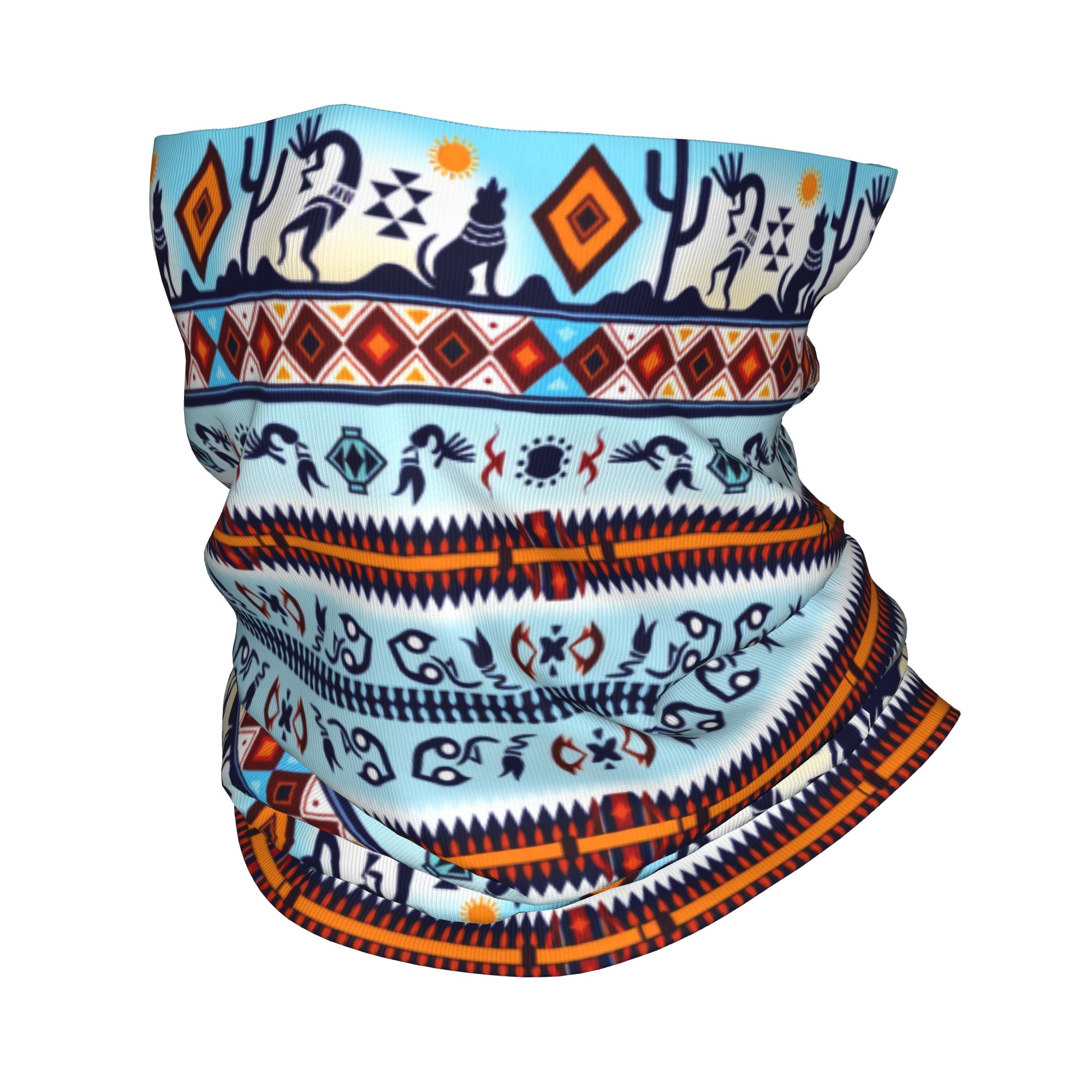 Custom Kokopelli Hohokam Treas - Neck Gaiter Face Cover review and price