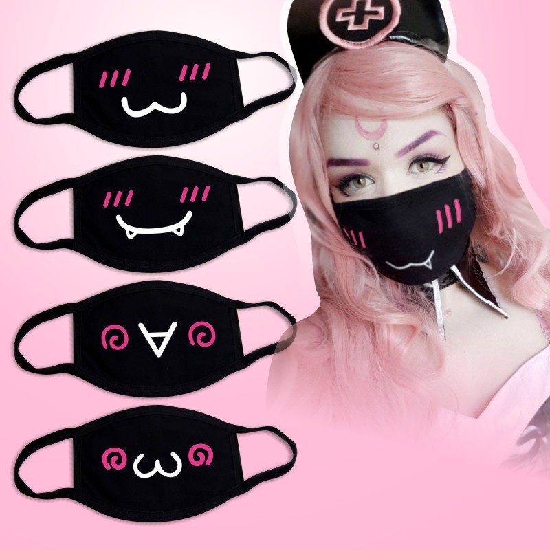 Black Mask Unisex Winter Warm  - Respirator Half Face review and price
