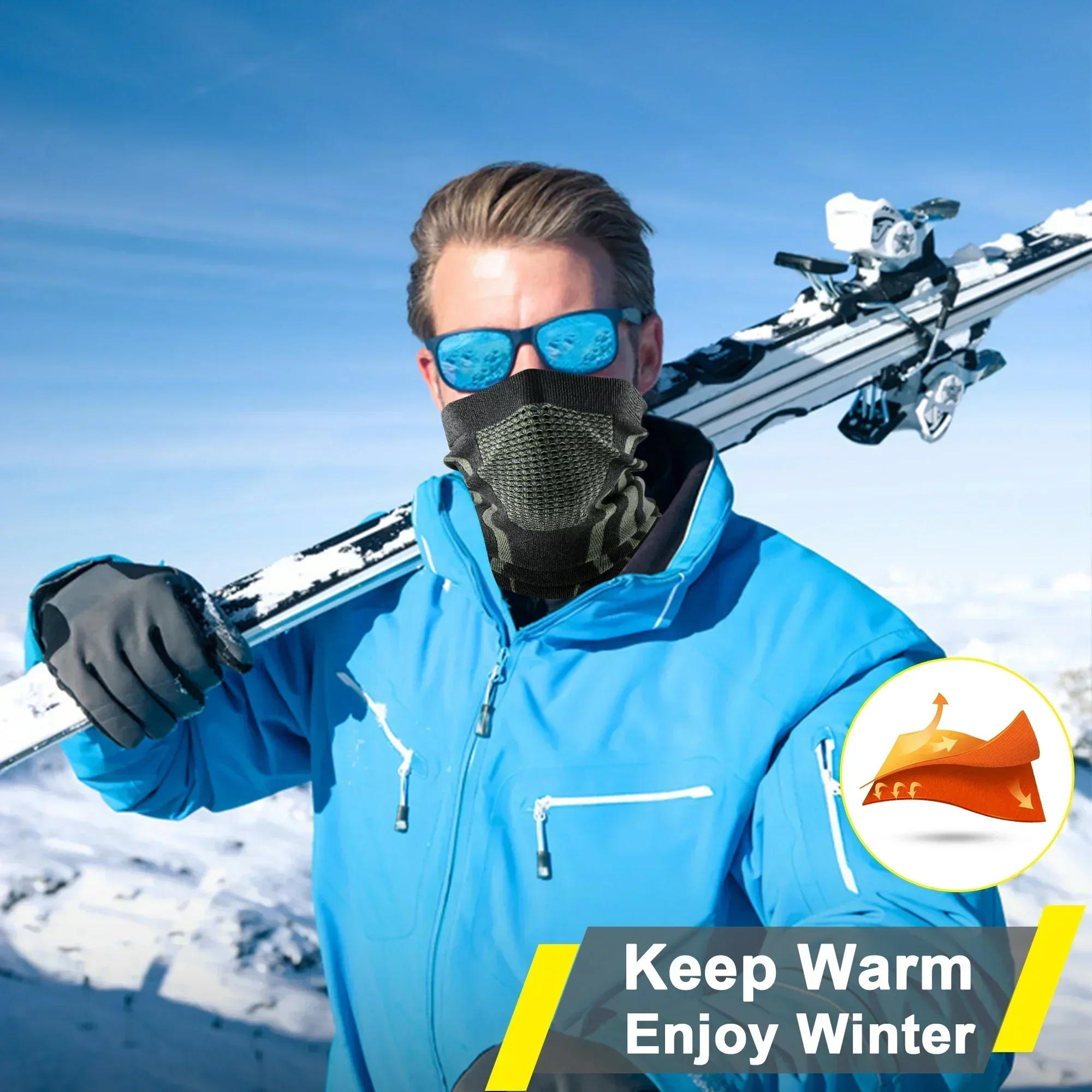 Winter Ring Tube Soft Bandana  - Neck Gaiter Face Cover review and price