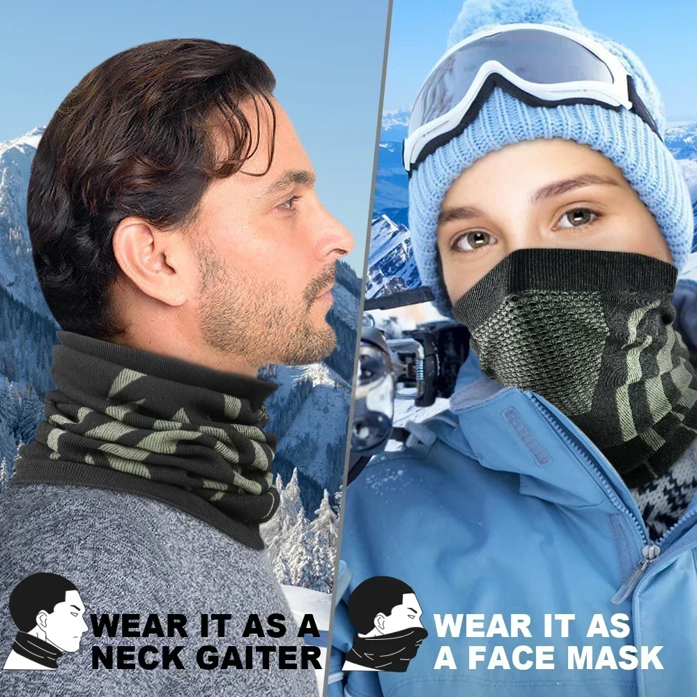 Winter Ring Tube Soft Bandana  - Neck Gaiter Face Cover review and price